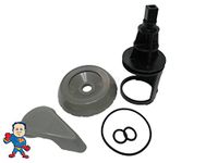 Diverter Valve Spa Gray Hot Tub Stem O-Rings Cap Handle Kit