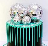 JeVenis Disco Ball Cake Decoration 