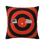 Vector Design Target Throw Pillowcase Faux Linen Multiple Sizes Square Throw Pillow Case with Pocket Pillow Cover for Sofa Bed Car