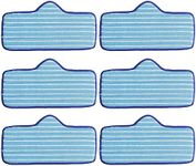 BlueStars Microfiber Steam Mop Pad for Dupray Neat Steam Cleaner Reusable & Washable Replacement Part - Designed for Multiple Surfaces, Effectively Clean Hardwood, Tile & Stone Floors - Pack of 6