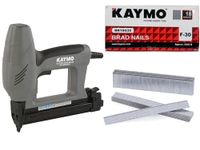 Kaymo PRO-EB1835V2 Electric Brad Nailer with F-30mm Brad Nails (5000 Nails) | 1500g Lightweight | 220–230V | 18 Gauge Series | Nail Depth Adjustment | Safety Lock | Closed Metal Magazine