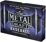 Leaf 2021 Metal Draft Baseball Hobby Box (6 Autographed Cards)