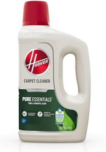 Hoover Pure Essentials Carpet Cleaner Solution, 50 oz., Fresh Rain Scent, Natural Plant Based Formula, Deep Cleaning Carpet Shampoo Solution, Pair with Hoover Carpet Cleaner Machine