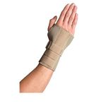 Thermoskin Carpal Tunnel Brace w Dorsal Stay, Beige, Right, X-Small