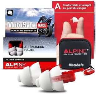 Alpine Hearing Protection Earplugs Motosafe, Race