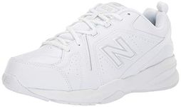 New Balance mens 608 V5 Casual Comfort Cross Trainer, White/White, 10.5 W