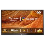 SYLVOX Outdoor TV, 65 Inch Smart TV 4K UHD 1000 Nit Brightness, Waterproof Outdoor Television for Partial Sun, Ideal for Patio Backyard, Works with Google Assistant, Screen Cast (2024, Deck Pro 2.0)