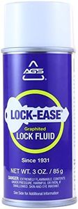 Lock-Ease Graphite-Based Lock Lubricant, Prevents Lock Freezing, Reduces Friction, Protects Against Rust, No Sticky Residue or Buildup, Reduce Lock Wear & Tear - 3oz Aerosol Spray