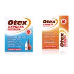Otex Express Combi Pack Drops with Ear Syringe, 10ml & Express Ear Drops, 10ml. Clinically Proven Ear Wax Removal Drops For Excessive, Hardened Ear Wax. Can Reduce The Need For Syringing