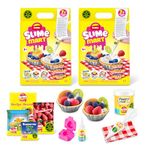 Slime Mart Small Bag (2PK) by ZURU for Making Blueberry Tart, Compound Slime Toy, Arts & Crafts for Kids and Kidults, Soft Slime Making Kit for Girls Ages 6 to 10 - Fun Gift Idea for Boys Girls