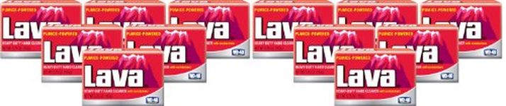 12 Pack Lava 10085 Heavy Duty Bar Soap with Pumice - 5.75-oz (10185) by Lava