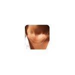 CHESKY Dainty Gold Necklace for Women, Trendy 14k Gold Plated/Sterling Silver Satellite Choker Necklace Thin Beaded Layered Choker Necklaces Discs Paperclip Chain Necklaces Womens Simple Jewelry Gift,