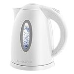 OVENTE Electric Kettle, Hot Water, Heater 1.7 Liter - BPA Free Fast Boiling Cordless Water Warmer - Auto Shut Off Instant Water Boiler for Coffee & Tea Pot - White KP72W