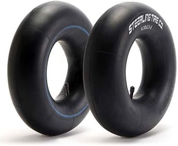 Steerling Tire Co. 13" Replacement Tire Inner Tubes, 2-Pack - Easy Installation, Compatible with Gorilla Carts, Lawn Mowers, Wheelbarrows, Wagons and Hand Trucks - Thick, Heavy-Duty Construction