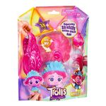 Dreamworks Trolls 24309 Jelli Crush Band Together Squishy, Glitter-Filled Doll-Stretchy Hair Poppy