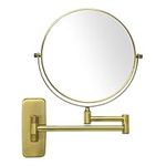 GuRun 8-Inch Antique Double-Sided Wall Mount Makeup Mirrors with 7x Magnification,Bronze Finish M1406K(8in,7x)