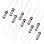 sourcingmap 100Pcs 1 Ohm Resistor, 1W 5% Tolerance Carbon Film Resistors, 4 Bands for DIY Electronic Projects and Experiments