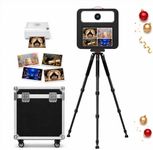 Portable Photo Booth Machine with Printer ＆ Flight Case