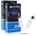 Emalla 40Pcs Mixed Size 1203RL 1205RL 1207RL 1209RL Professional 0.35mm for Beginners or Artists