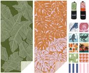Eunzel 2 Pack Microfiber Beach Towe