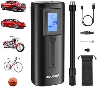 Woowind AP2-P Tire Inflator Portable Air Compressor 150PSI Air Pump for Car Tires, Bike Pump, Auto Stop, Quick Inflation for Car Owners, Cyclists