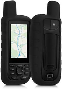 kwmobile Case Compatible with Garmin GPSMAP 66s / 66st - GPS Handset Navigation System Soft Silicone Skin Protective Cover - Black