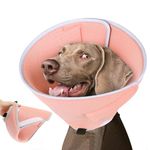 Supet Soft Dog Cone for Large Medium Small Dogs, Elizabethan Dog Cone Collar Alternative, Comfy E Collar for Dogs After Surgery to Stop Licking