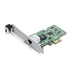 1G Gigabit Desktop PCI-e Network Adapter (NIC) with Intel 82574L Chip | 10/100/1000Mbps Ethernet Network Card | Single Copper RJ45 Port | PCI-e X1 | Compare to Intel EXPI9301CT / EXPI9301CTBLK