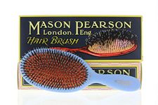 Mason Pearson BN1 Large Popular Boar Bristle Nylon Tufts Hair Brush - Blue