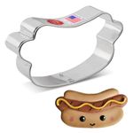 Ann Clark Cookie Cutters Hot Dog Cookie Cutter by Flour Box Bakery, 10.2 cm