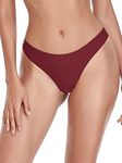 RELLECIGA Women's Wine Red Cheeky B