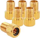 Uenede 6PCS Brass Presta Valve Adap