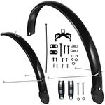 GANAZONO Bike Mudguard Adjustable Road Mountain Bike Bicycle Tire Front/Rear Mud Guard Mudguard Fits 26 Inch Tire