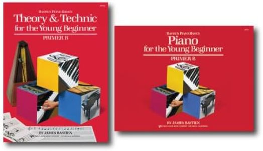 Bastien Piano Basics for the Young Beginner Primer B Level - Two Book Set - Includes Piano Basics for the Young Beginner and Theory & Technic for the Young Beginner Books