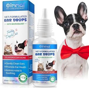 Dog Ear Infection Treatment, Epiotic Ear Cleaner for Dogs, Cat & Dog Ear Cleaner Drops, with 1% Hydrocortisone for Dog Yeast Ear Infections, Dog Ear Cleaner Prevents Inflammation