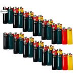 Bic Full Size Assorted Colour Lighters (Pack of 12 PIECE COUNT)