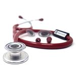 IndoSurgicals Silvery III Stethoscope (Red)