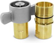 Summit Hydraulics 1" NPT Wet-Line Wing Nut Hydraulic Quick Disconnect Coupler/Coupling Set