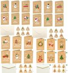 24 Pack Christmas Cards, Santa Clau