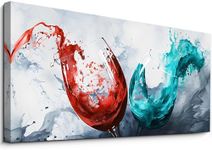 KLAKLA Extra Large Glass Wall Art f