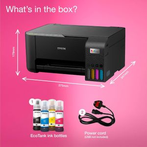EcoTank ET-2860 Wireless Printer – All-in-One Wi-Fi Inkjet