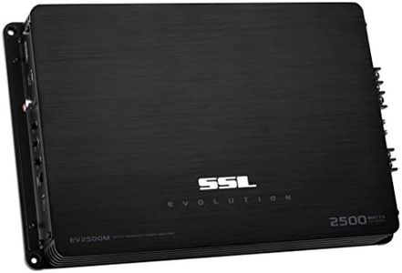 Sound Storm Laboratories EV2500M Evolution 2500 Watt, 2 Ohm Stable Class A/B, Monoblock, MOSFET Car Amplifier with Remote Subwoofer Control