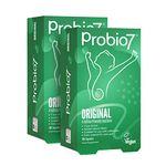 Probio7 Original | Vegan Approved | 7 Live Strains | 4 Billion CFU + 2 Types of Natural Fibre | Digestive Health Supplement (200 Capsules)