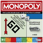 Monopoly Board Game | Classic Game with Storage Tray and Larger Tokens | Ages 8+ | 2 to 6 Players | Family Games for Kids and Adults | Kids Gifts (English & French)
