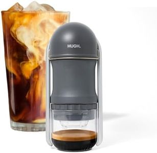 LEVERPRESSO HUGH V4 Lever Portable Espresso Maker, Double Espresso Shot with Ridgeless Portafilter Basket, Manually Operated, Perfect for Hiking & Camping (Pressurized Filter)