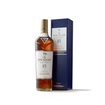 The Macallan 15 Years Old Double Cask | Single Malt Speyside Scotch Whisky | Butterscotch, Apple & Sweet Spice | Sherry Seasoned Oak Casks | 43% ABV | 70cl