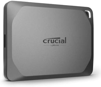 Crucial X9 Pro 2TB Portable SSD - Up to 1050MB/s Read and Write - Water and dust Resistant, PC and Mac, with Mylio Photos+ Offer - USB 3.2 External Solid State Drive - CT2000X9PROSSD902