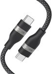 Anker Nano USB C Cable, 240W 3FT Flexible Multi-Color Braided Cord, Fast Charging Type C Charger for iPhone 17/16 Series, MacBook Pro and More(Black)