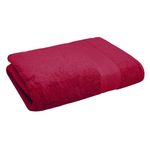 Trident Towels for Bath | Soft Comfort Towels | Highly Absorbent | Super Soft Bath Towel for Men/Women | 1 Piece Towels for Bath Large Size |100% Cotton 500 GSM | 76 cms x 137 cms - Crimson Red