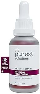 Peeling facial exfoliante The Purest Solutions (AHA 10% + BHA 2%) - Renueva y rejuvenece tu piel con extracto de pimienta de Tasmania y solución de ácido hialurónico - Vegano | Libre de crueldad | E